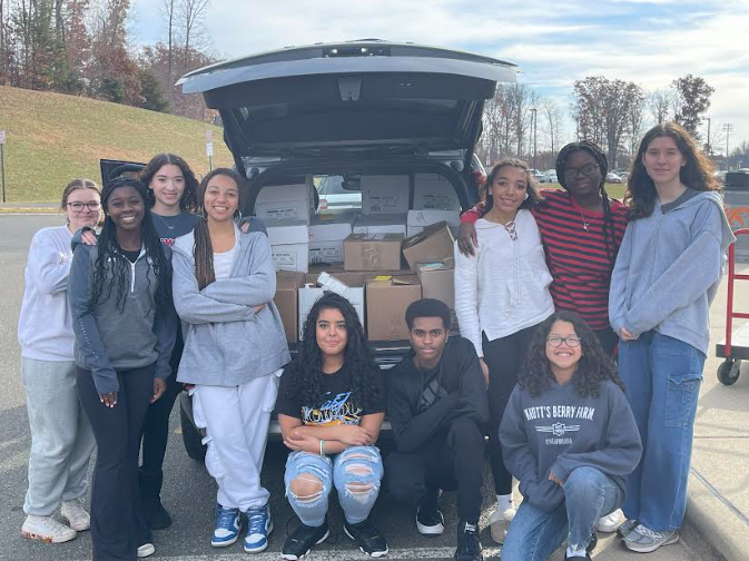 BSA students donations to Toiletry & Hygiene Items Drive 